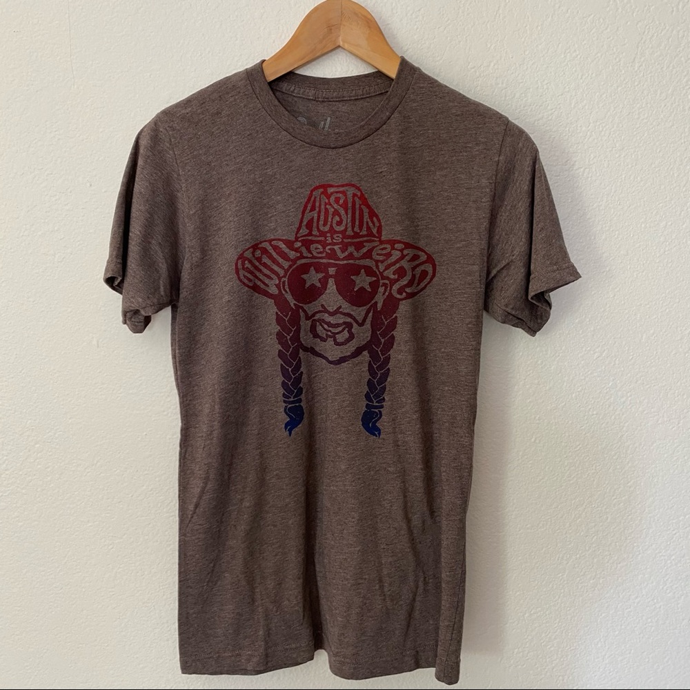 Outhouse designs Austin is Willie weird T-shirt
